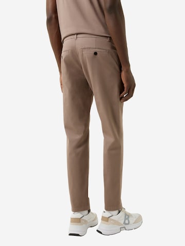 BOGNER Regular Chinohose 'Riley' in Braun