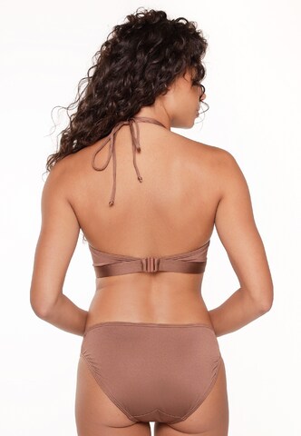 LingaDore Triangel Bikini top in Braun
