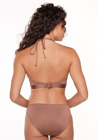Triangle Hauts de bikini LingaDore en marron