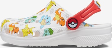 Crocs Sandals & Slippers 'Pokemon' in White: front