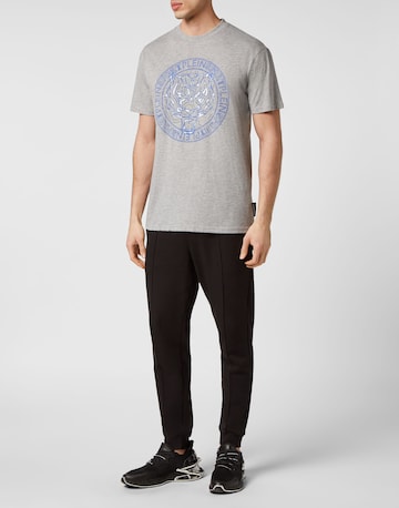 Maglietta 'Tiger' di Plein Sport in grigio