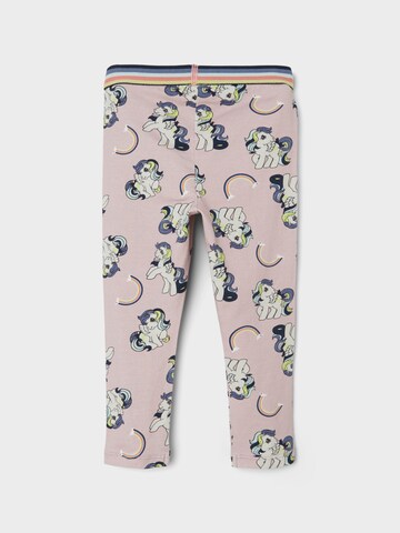 NAME IT - Skinny Leggings 'FAKSINI' em rosa