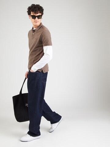 Maglietta di Superdry in marrone