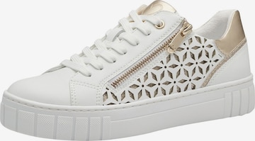 MARCO TOZZI - Sapatilhas baixas em branco: frente