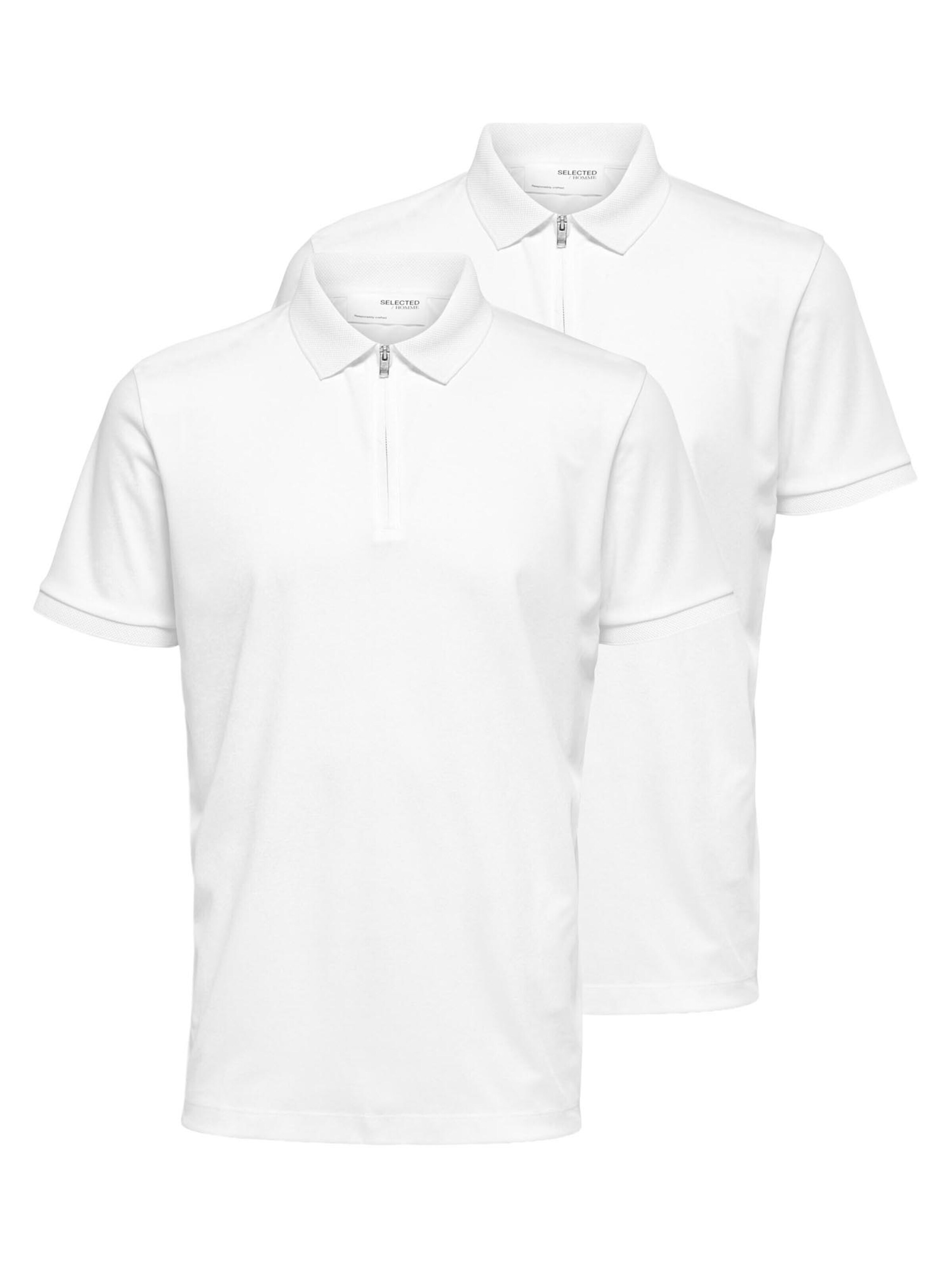 SELECTED Shirt 'Fave' in White: front