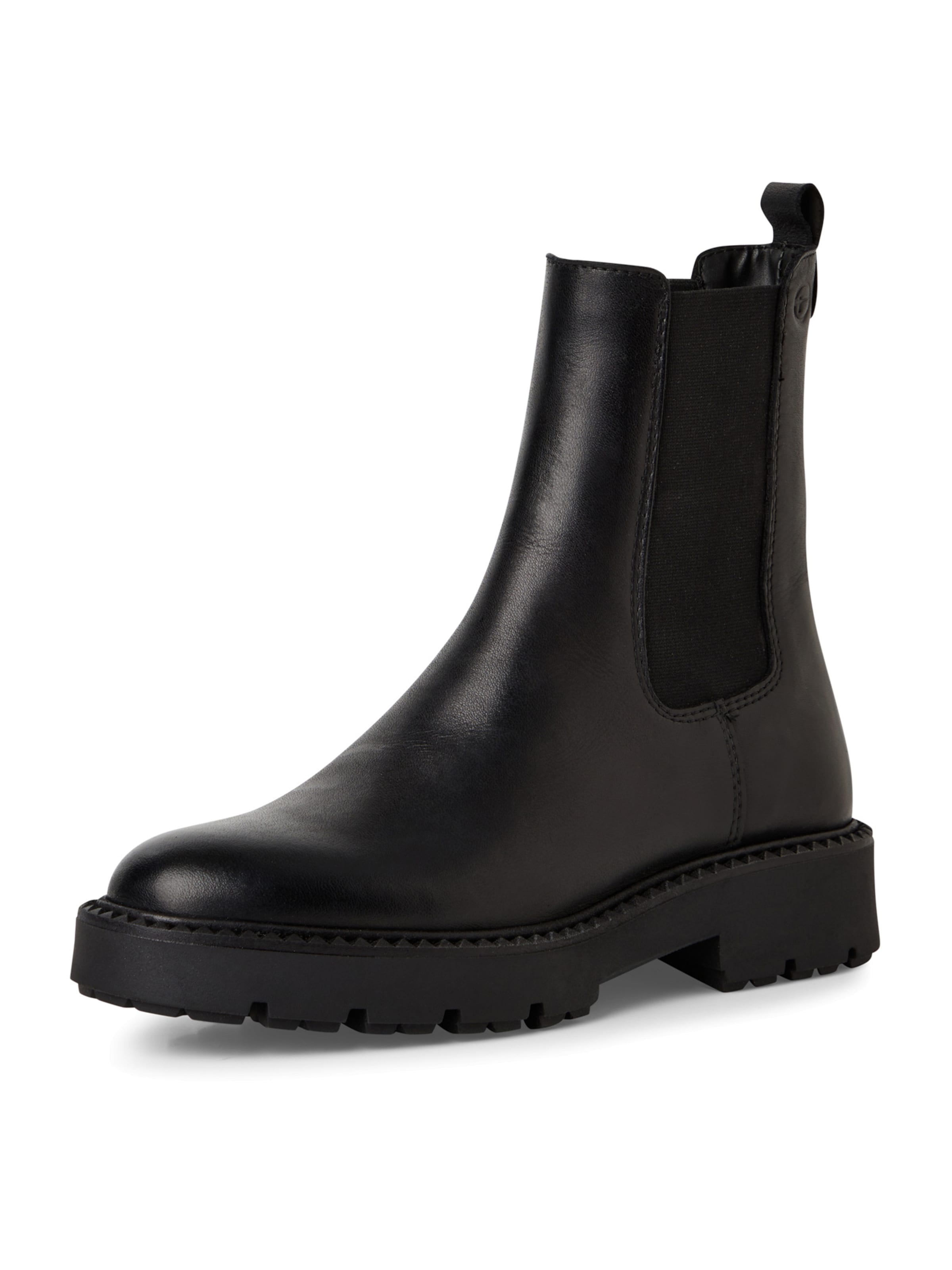 Tamaris Chelsea Boots in Black: front