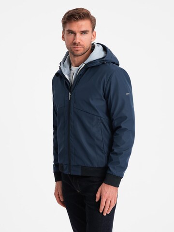 Ombre Tussenjas in Blauw