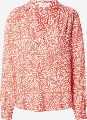 s.Oliver Blouse in Orange: front