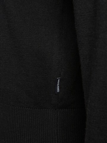 JACK & JONES Sweter 'Emil' w kolorze czarny