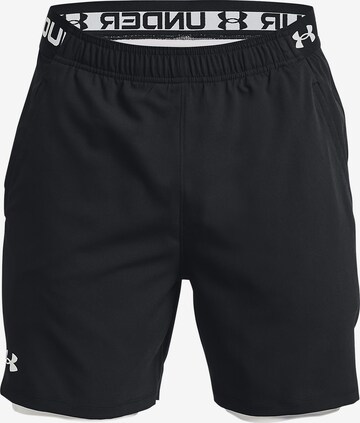 UNDER ARMOUR Workout Pants 'Vanish' in Black: front