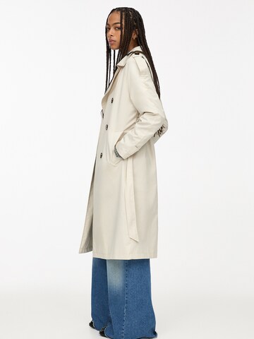 Pull&Bear Between-seasons coat in Beige