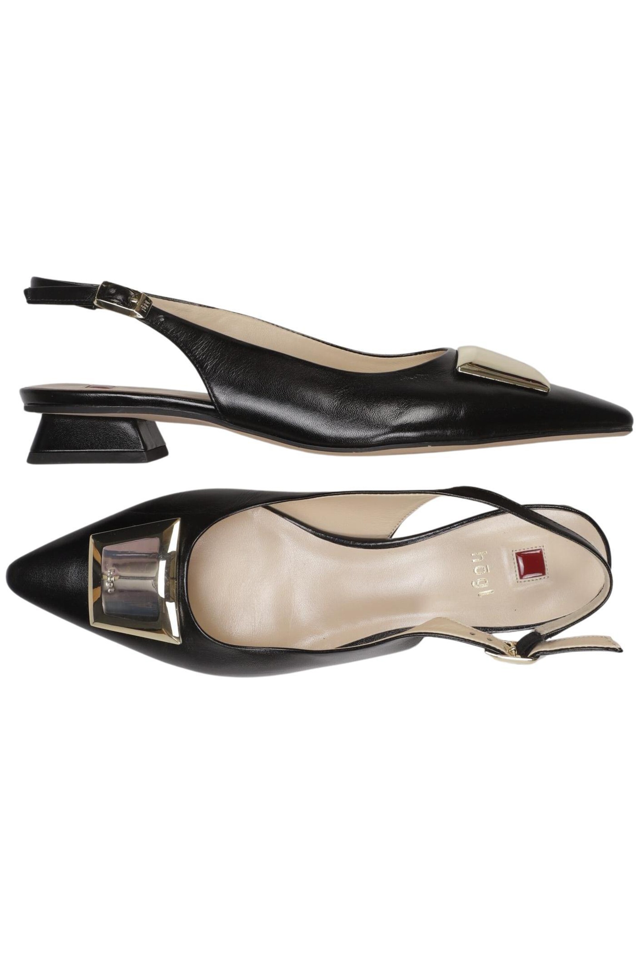 Högl Flats & Loafers in 38 in Black: front