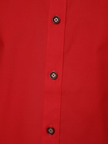 Finshley & Harding Slim Fit Hemd in Rot
