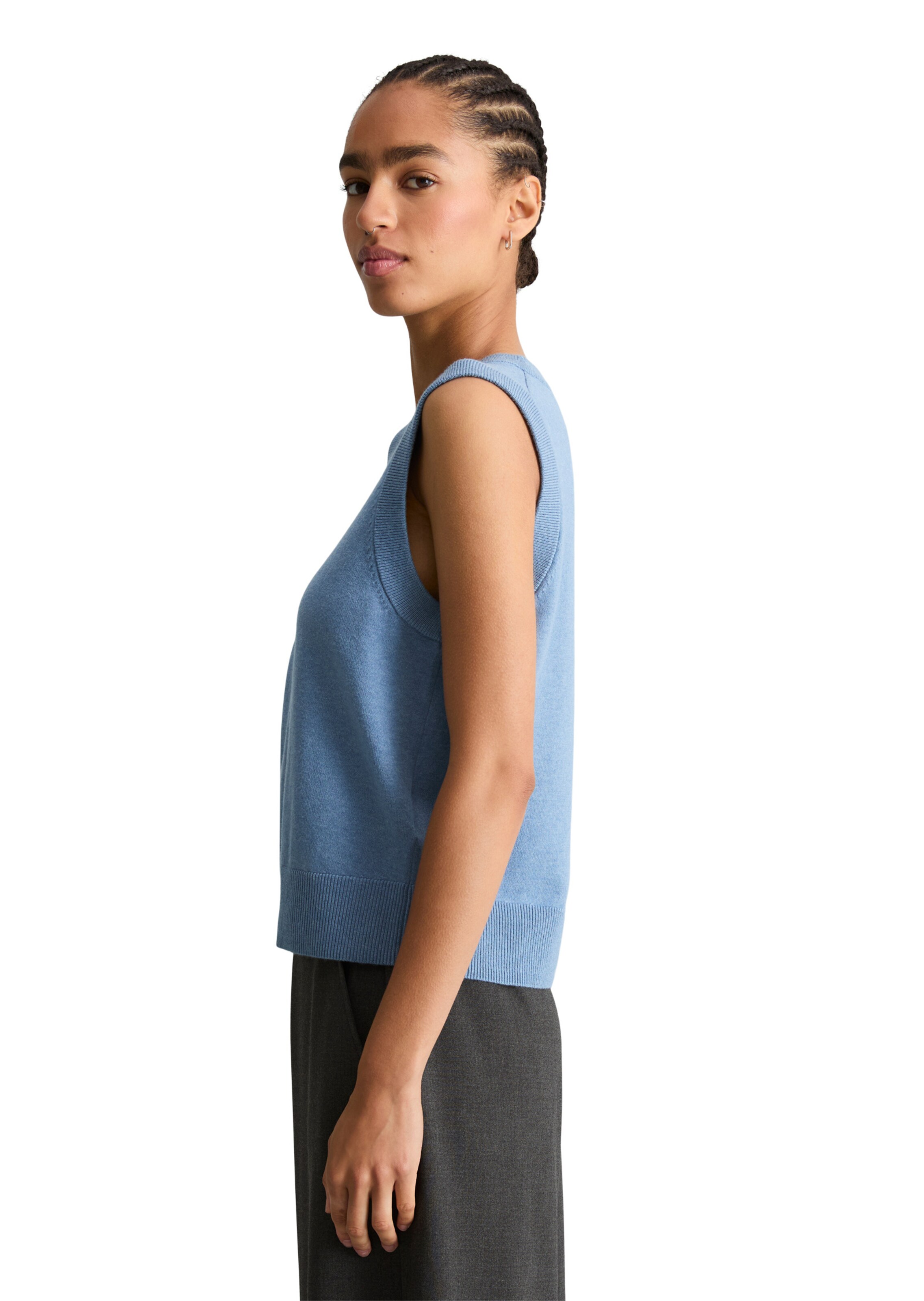 Marc O'Polo DENIM Pullunder in Blau
