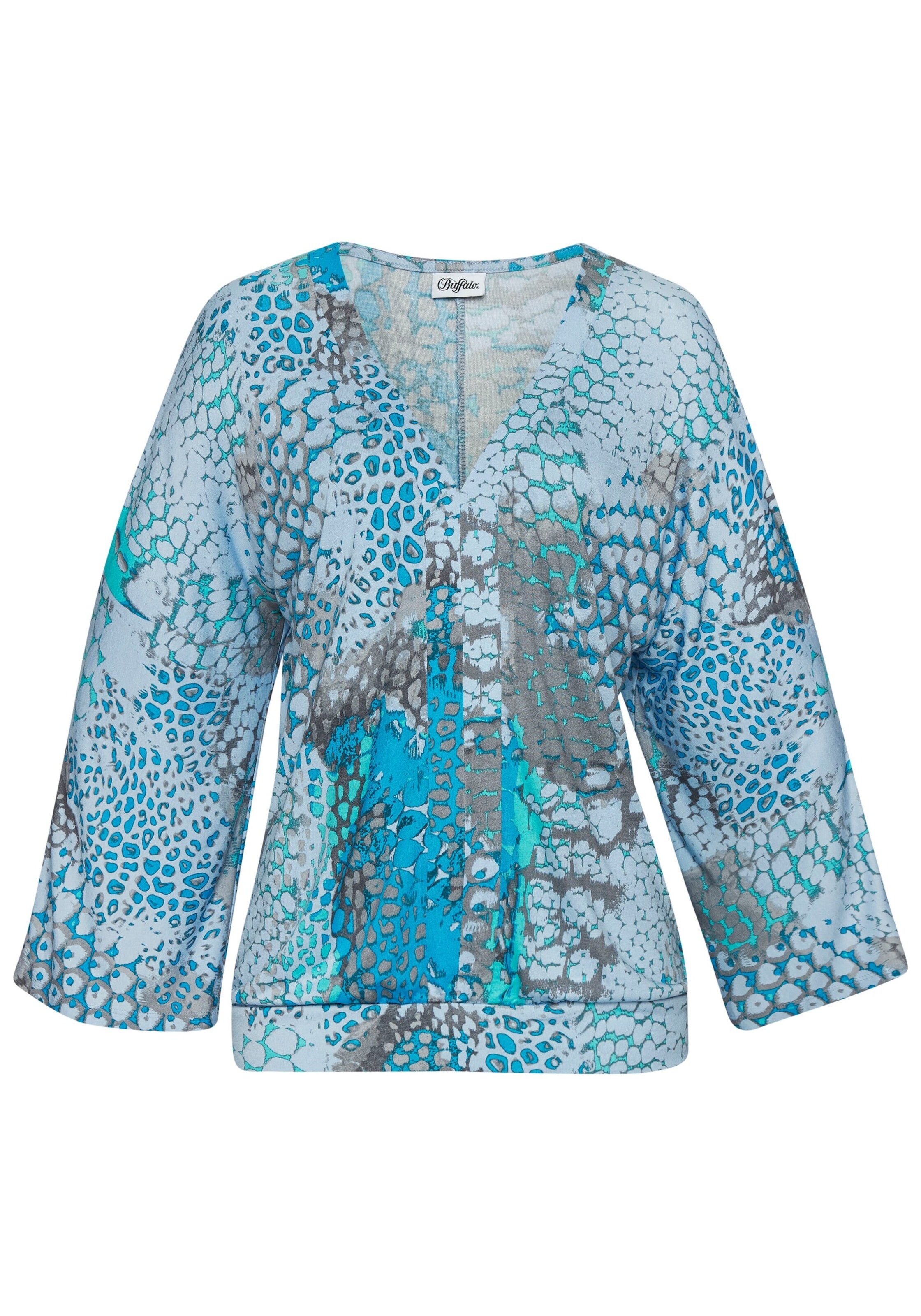 BUFFALO - Blusa en azul: frente