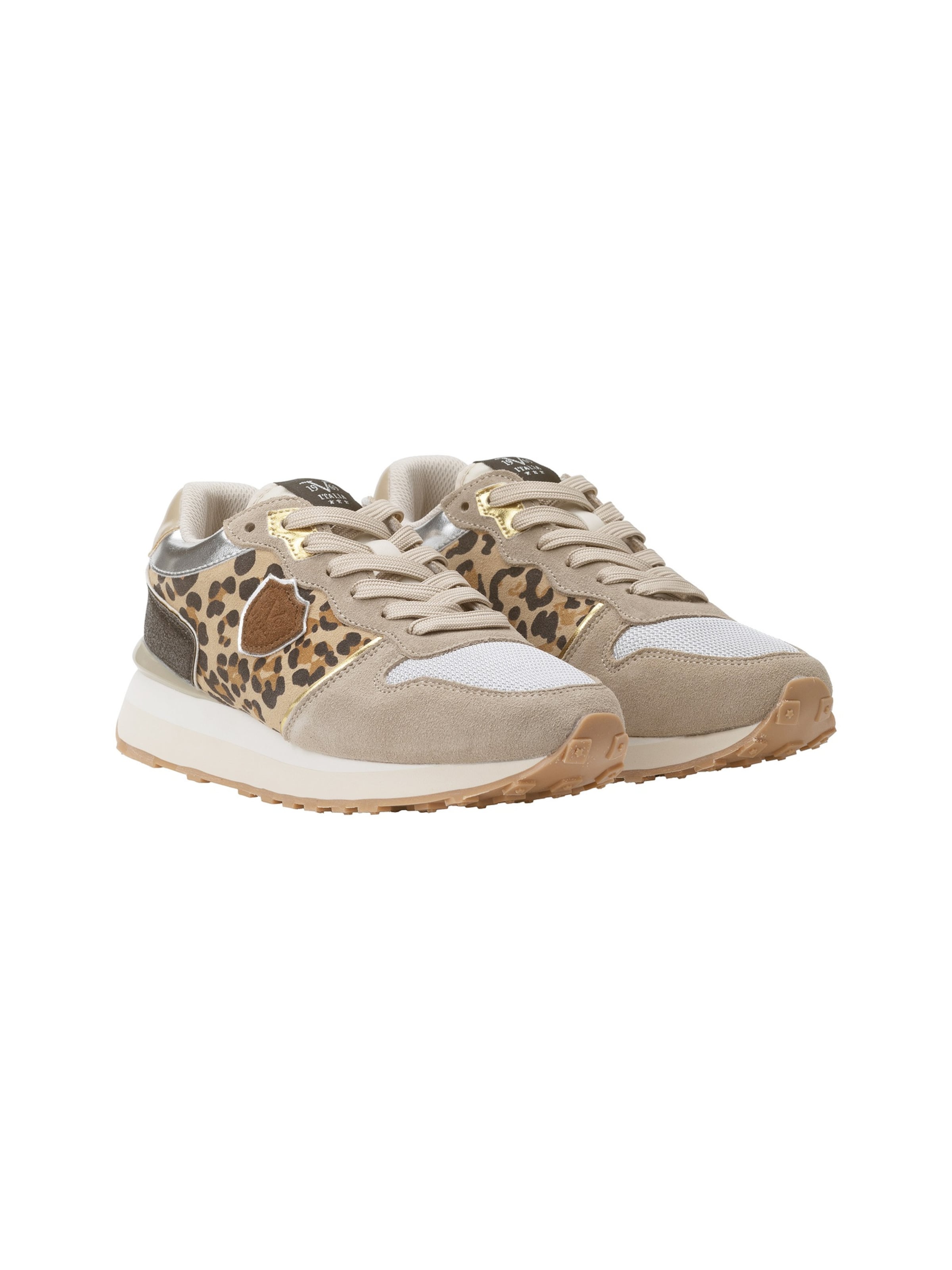 19V69 ITALIA Sneakers laag ' Senta Leo ' in Beige