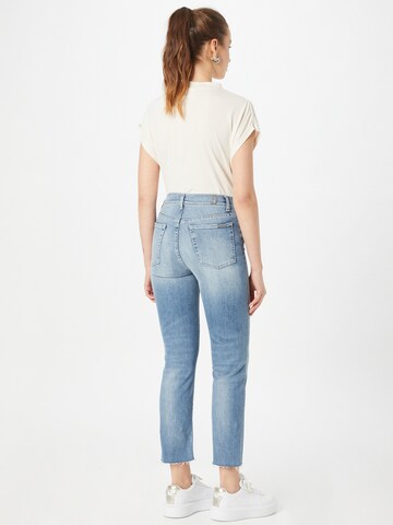 7 for all mankind Слим фит Дънки в синьо