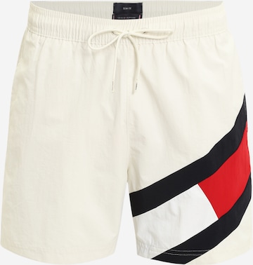 Tommy Hilfiger Underwear Badshorts i vit: framsida