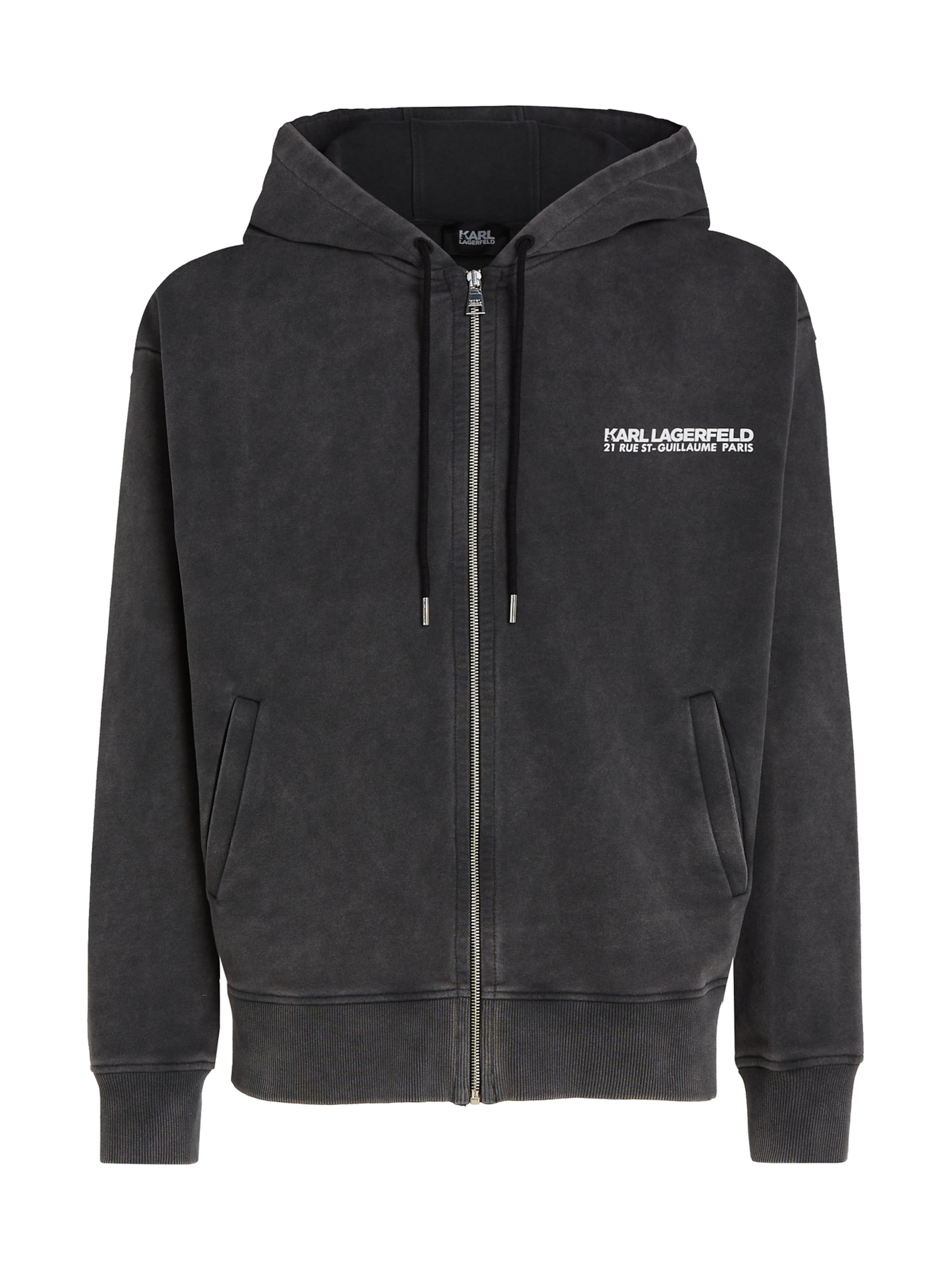 Karl Lagerfeld - Sudadera en negro: frente