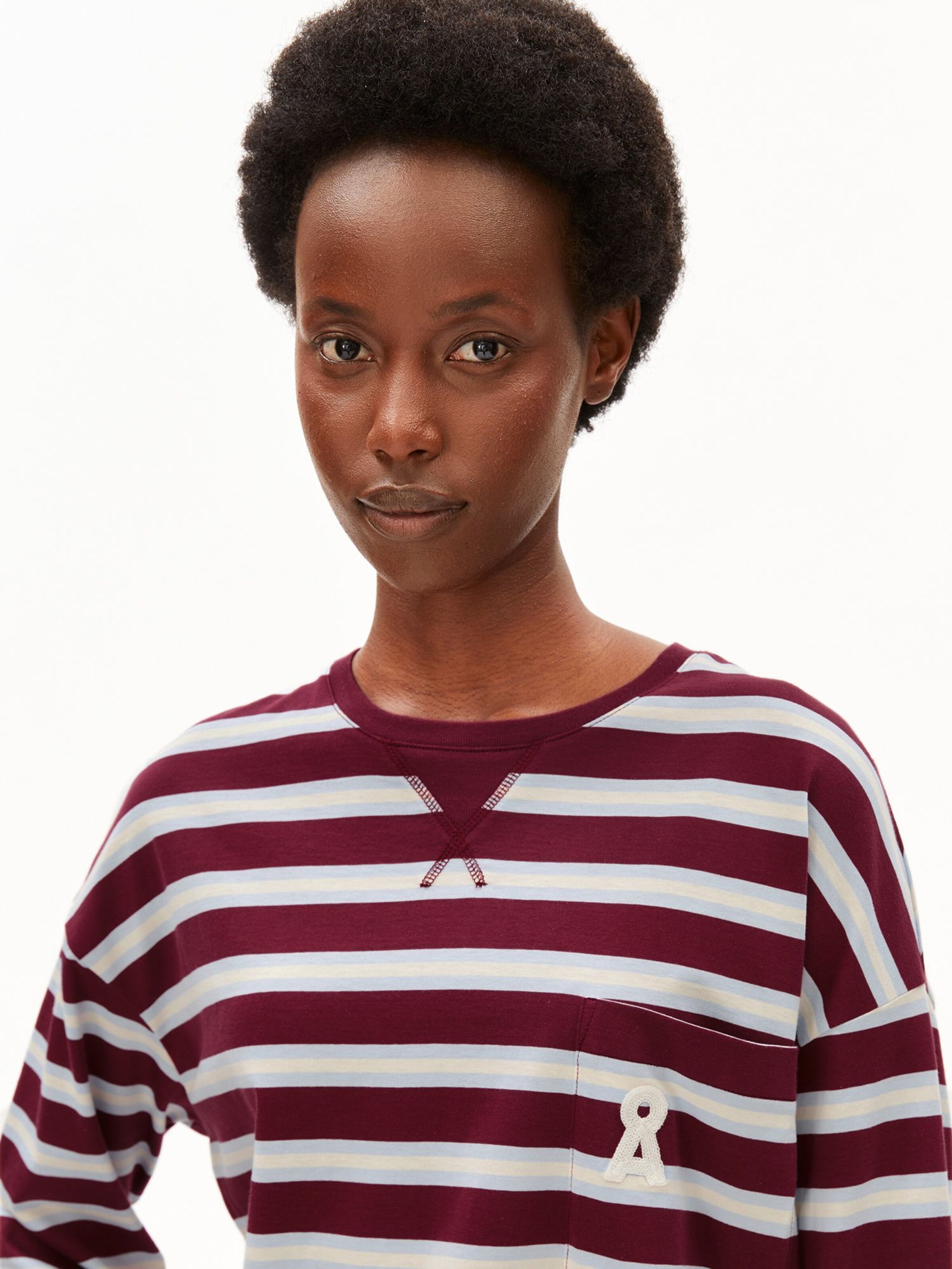 ARMEDANGELS Longsleeve ICONIC Å FIETAA STRIPE in Mischfarben: Vorderseite