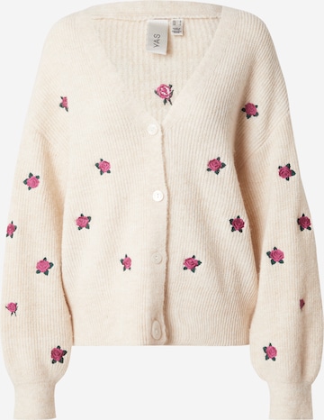 smėlio YAS Kardiganas 'YASFleur': priekis