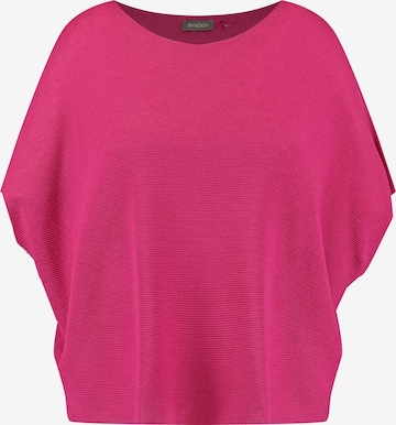 Pullover di SAMOON in rosa: frontale