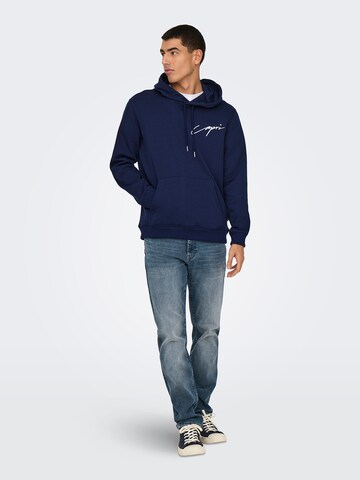 Only & Sons - Sudadera 'ONSDAVID' en azul