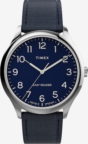 TIMEX Analoog horloge 'Easy Reader Gen 1 Essential Collection' in Blauw: voorkant