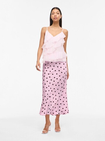 VILA Nederdel i pink