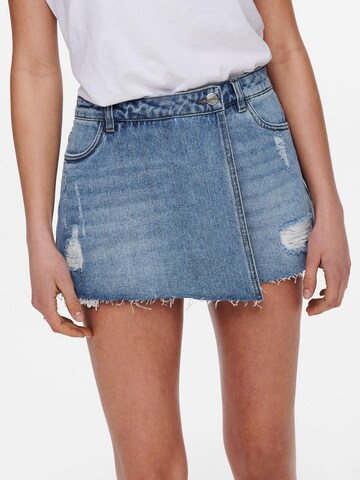 ONLY Regular Shorts 'Texas' in Blau