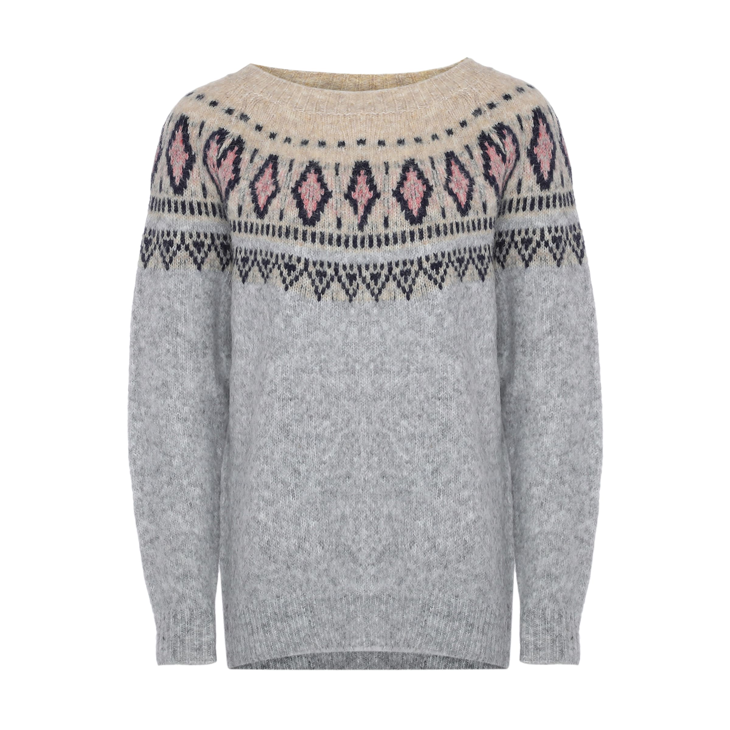 Jalene Pullover in Grau: Vorderseite
