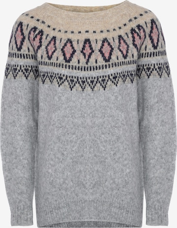 Jalene Sweater in Grey: front