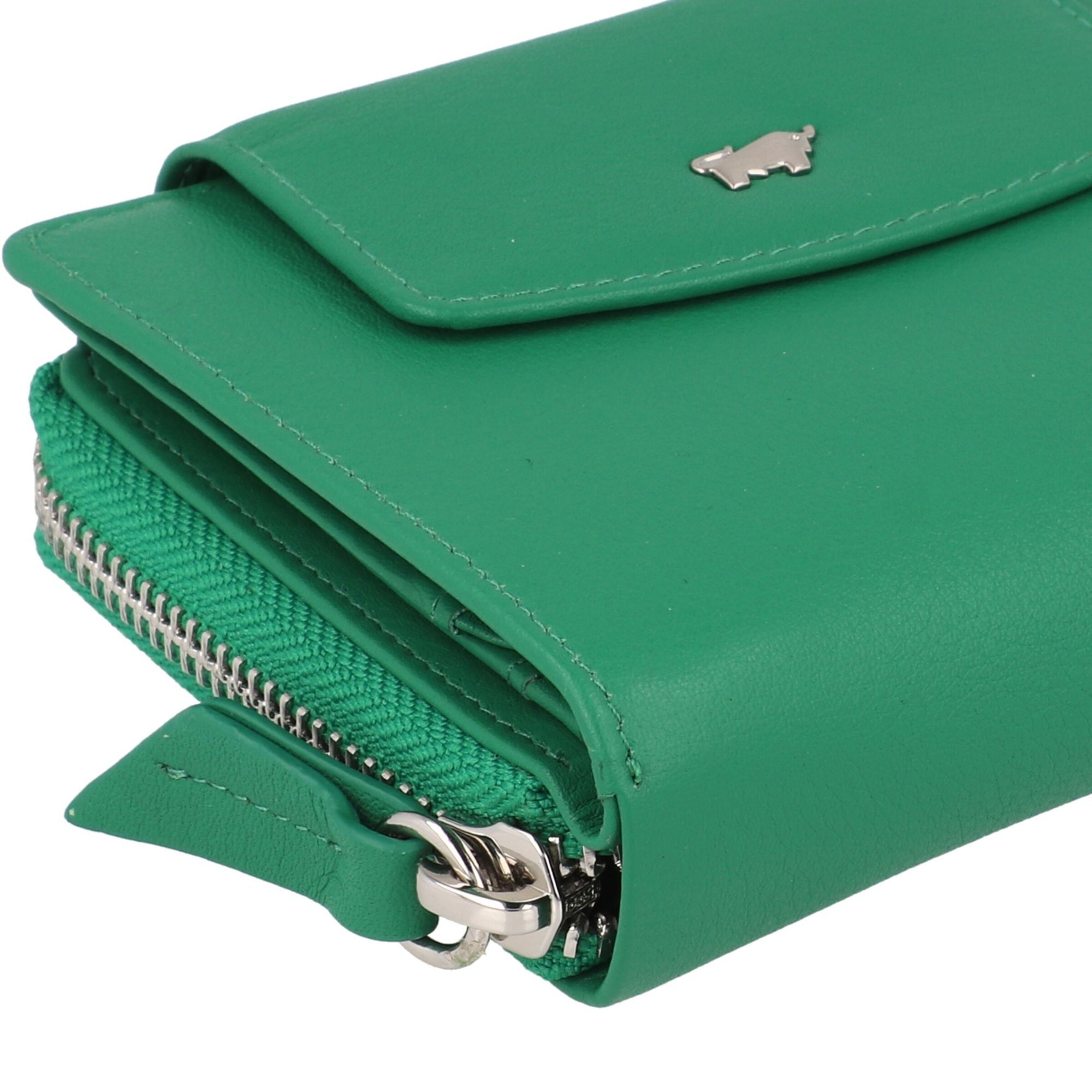 Braun Büffel Wallet 'Joy' in Green