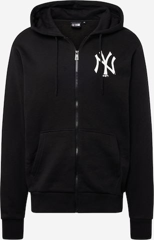 NEW ERA Sweatjakke 'League Essentials New York Yankees' i svart: forside