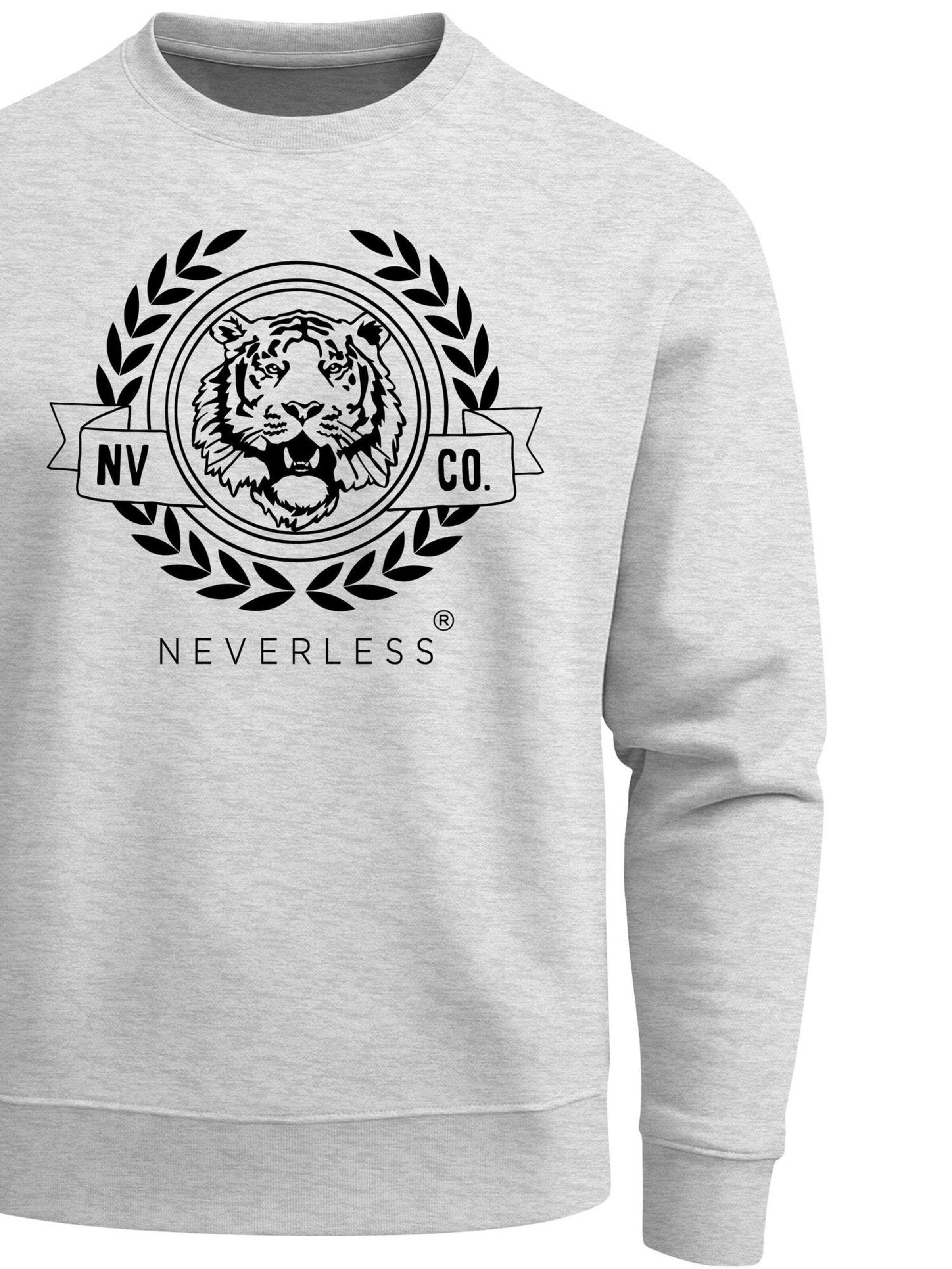 Neverless Sweatshirt 'Old School' in Grey