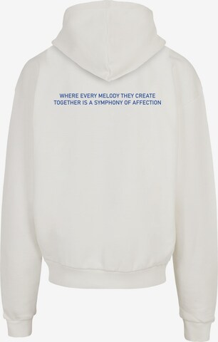 Merchcode Sweatshirt 'Love Birds' in Weiß