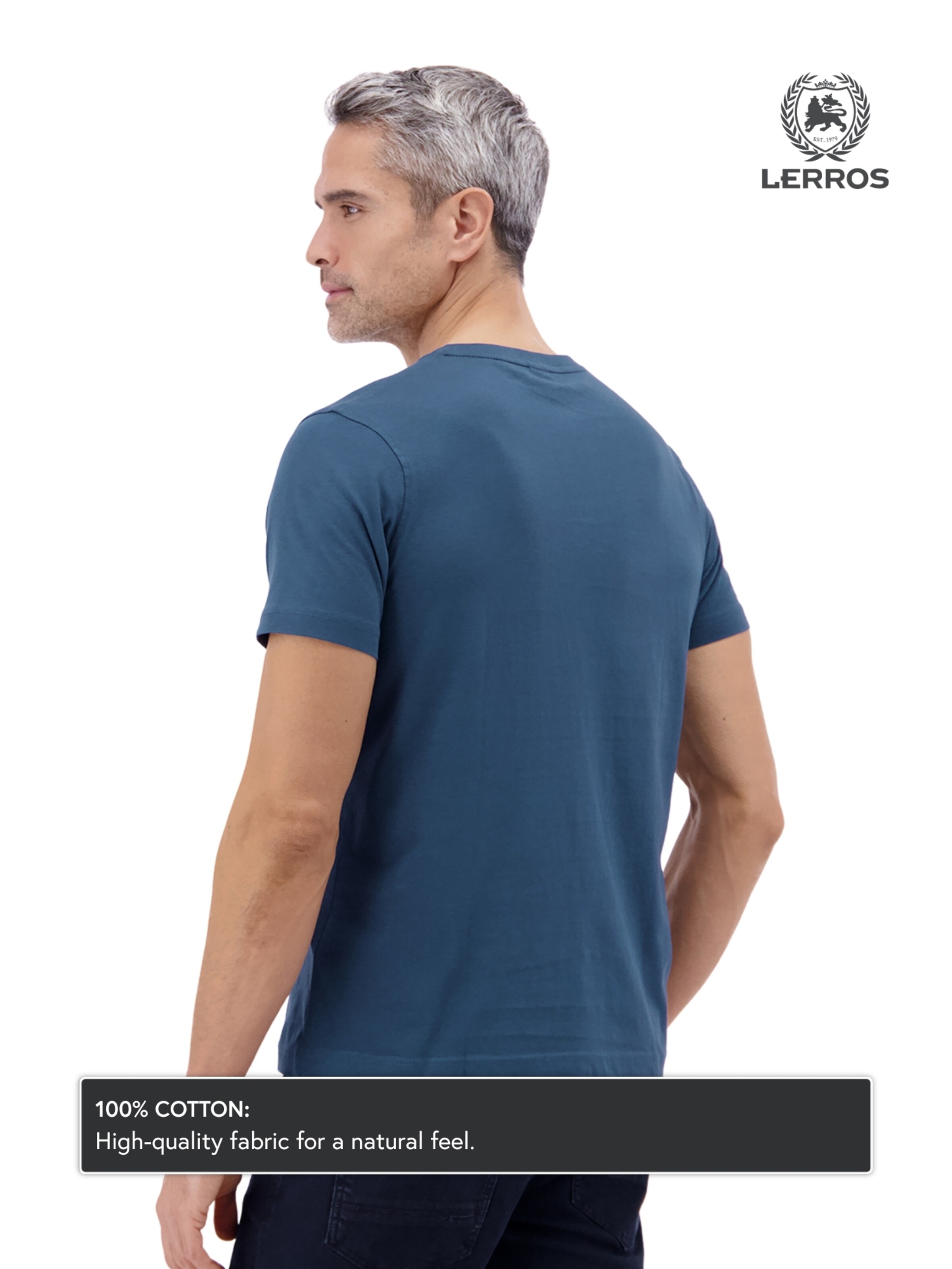 LERROS Shirt in Blue