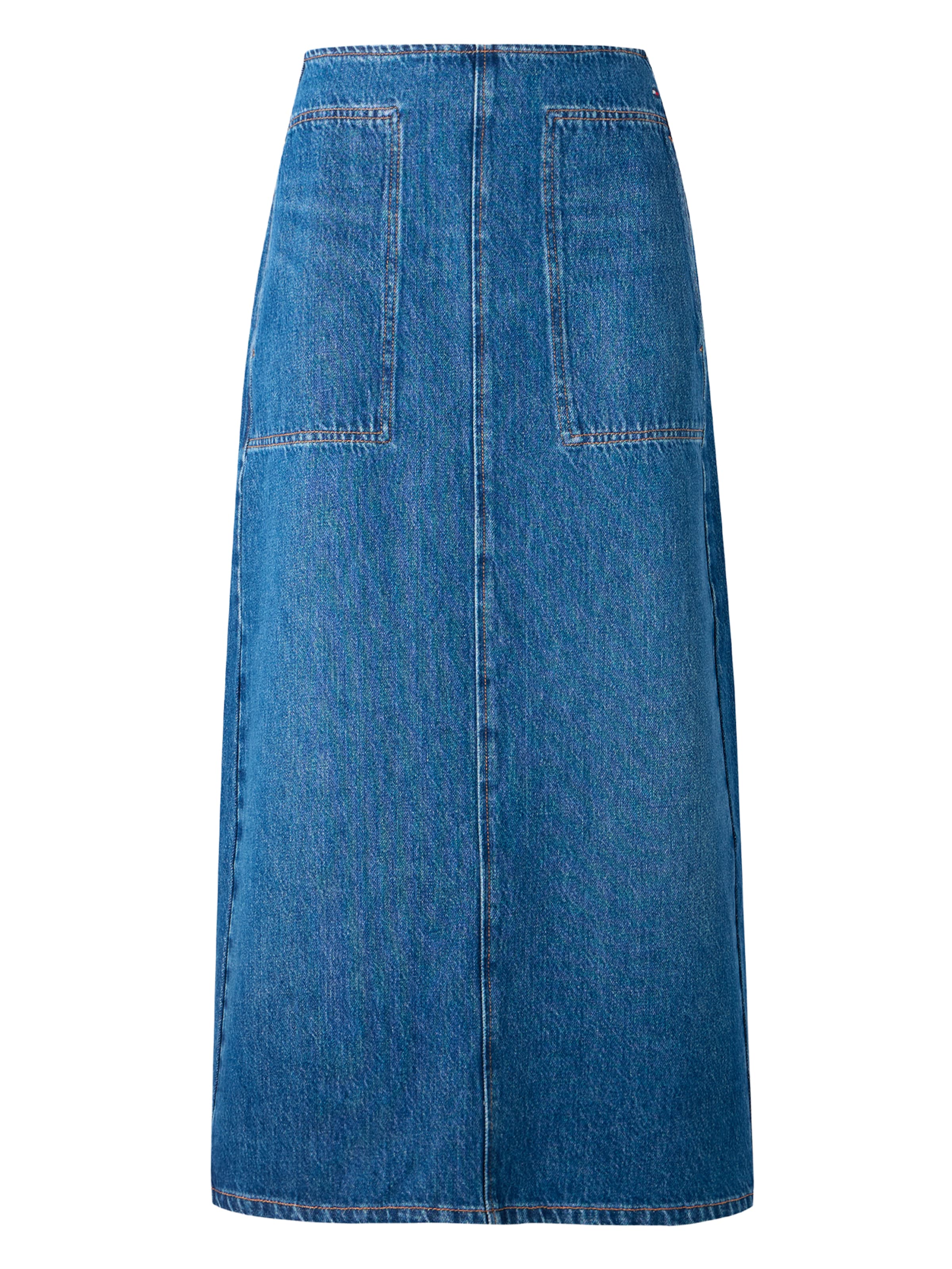 TOMMY HILFIGER Юбка в Синий: спереди