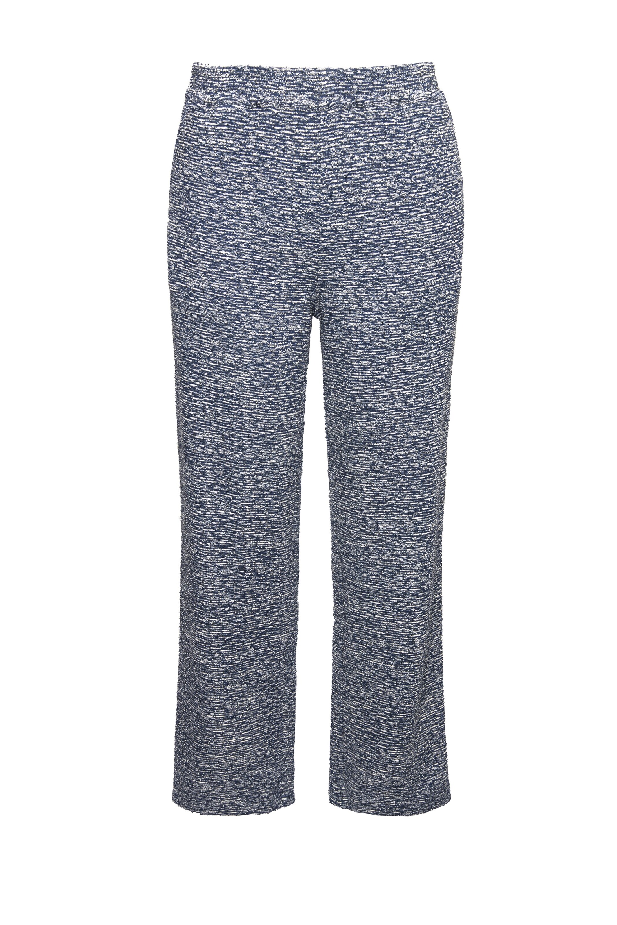 Ulla Popken Regular Broek in Blauw: voorkant
