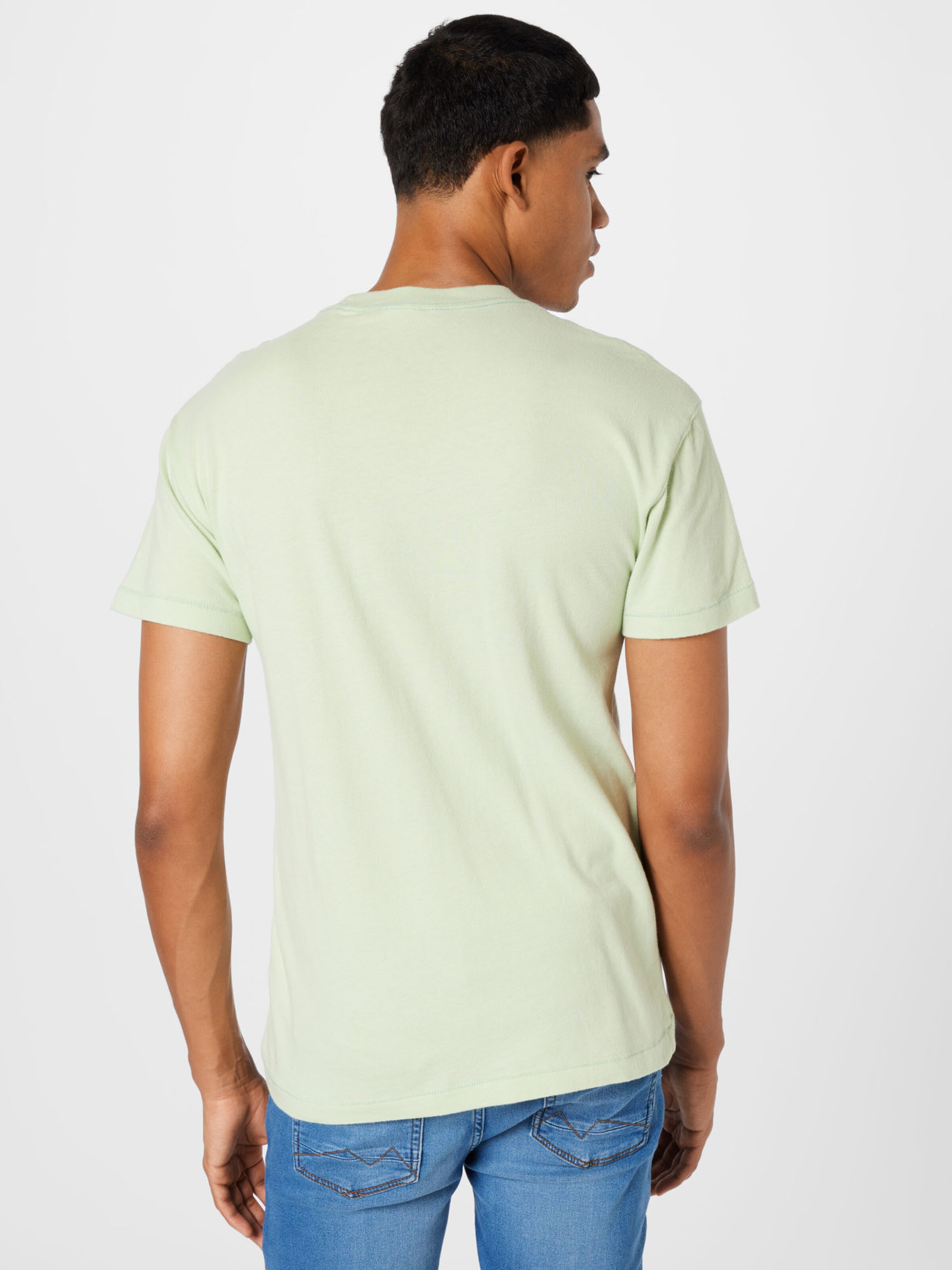 Homme T-Shirt Abercrombie & Fitch en Vert Pastel 