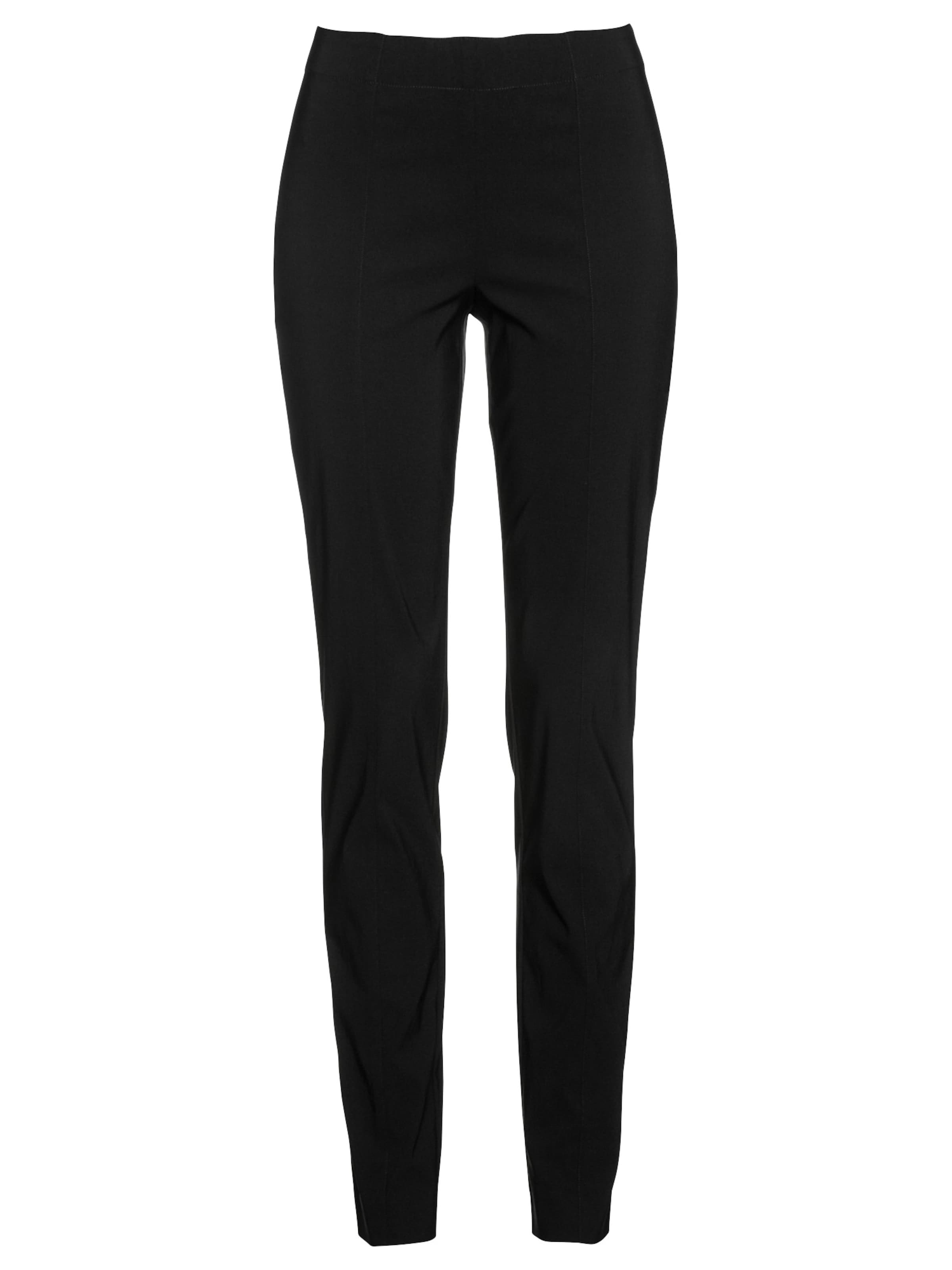 bonprix Skinny Nadrág - fekete: elől