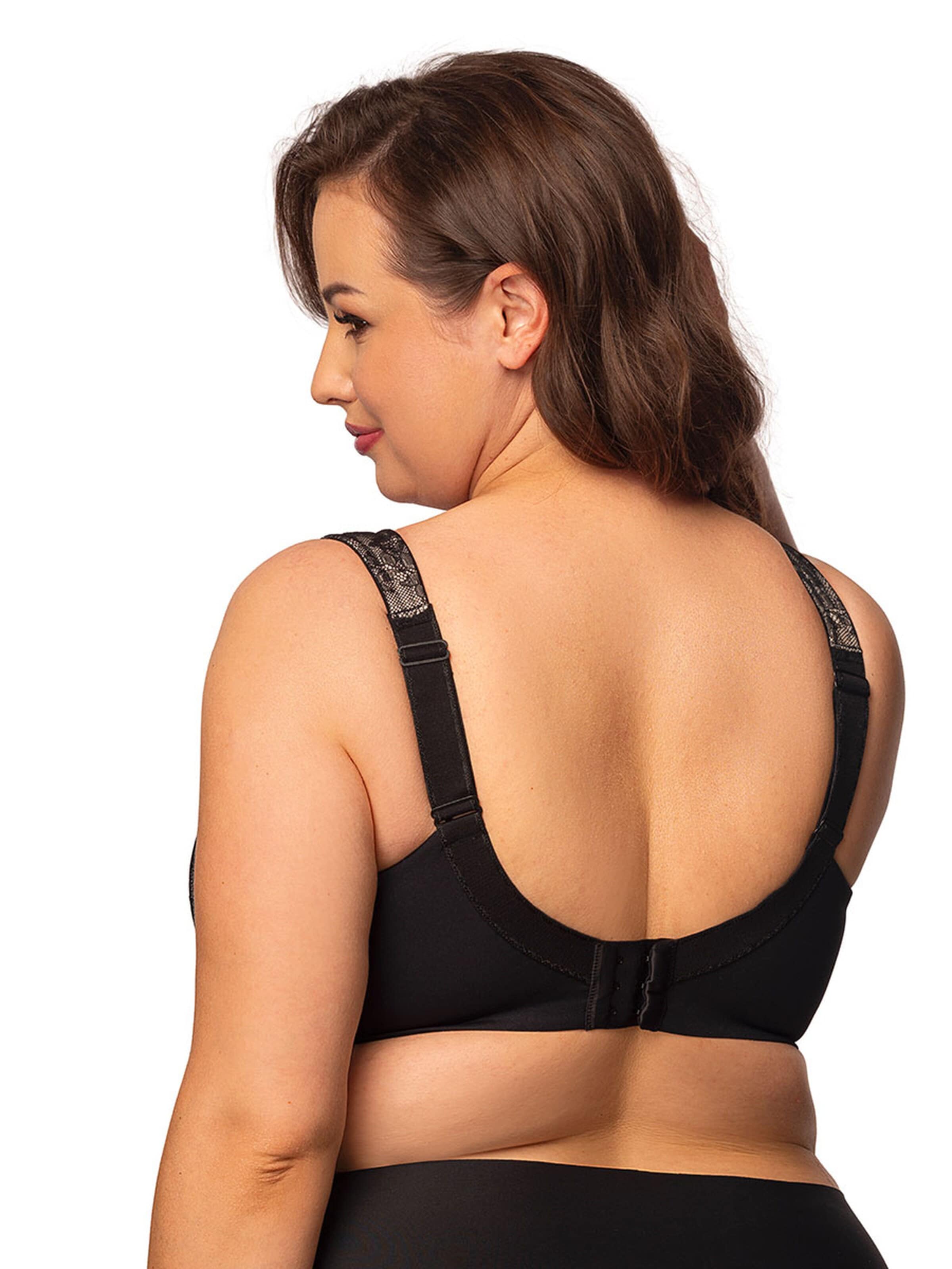 MILENKA Klassiek BH 'ORHIDEJA - softcup wire BH - padded straps' in Zwart