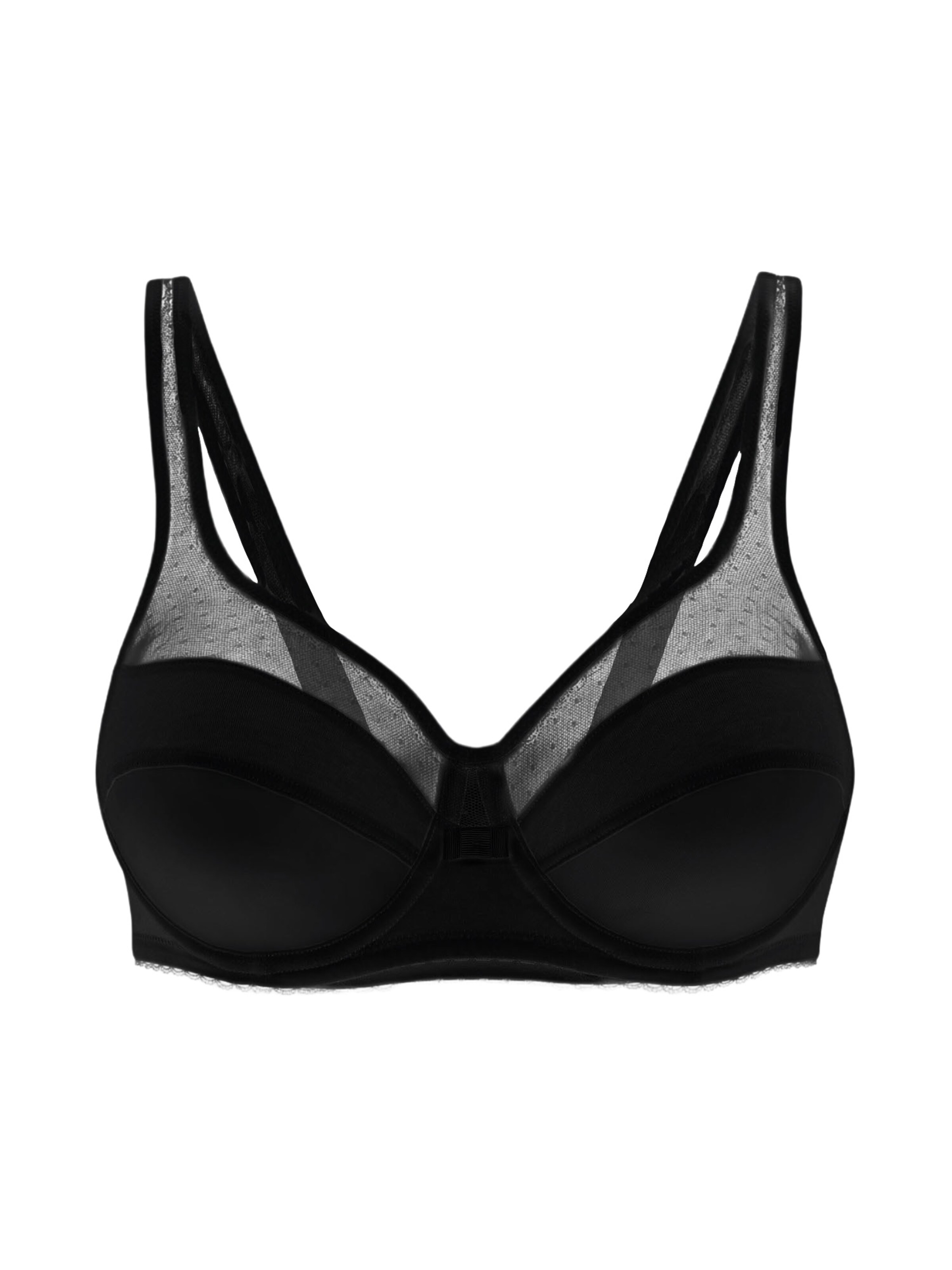 Nur Die - Clásico Sujetador ' Pure Elegance ' en negro: frente