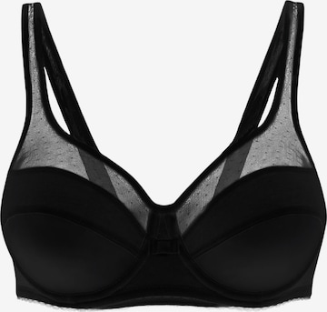 Nur Die - Clásico Sujetador ' Pure Elegance ' en negro: frente