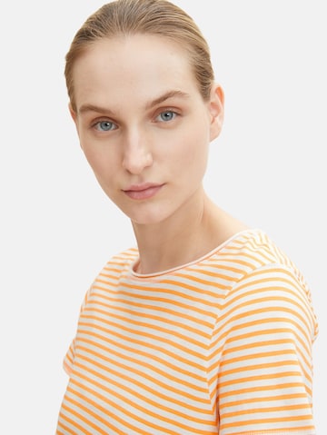 TOM TAILOR T-Shirt in Orange