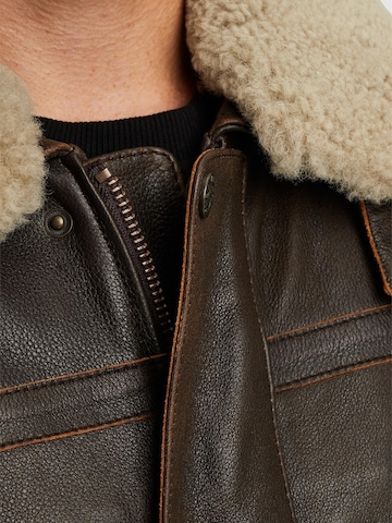 PME Legend - Chaqueta de entretiempo 'Iconic Hudson leather jacket' en marrón