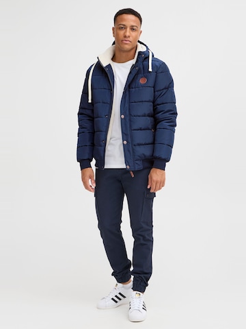 BLEND Winterjas 'Frederico' in Blauw