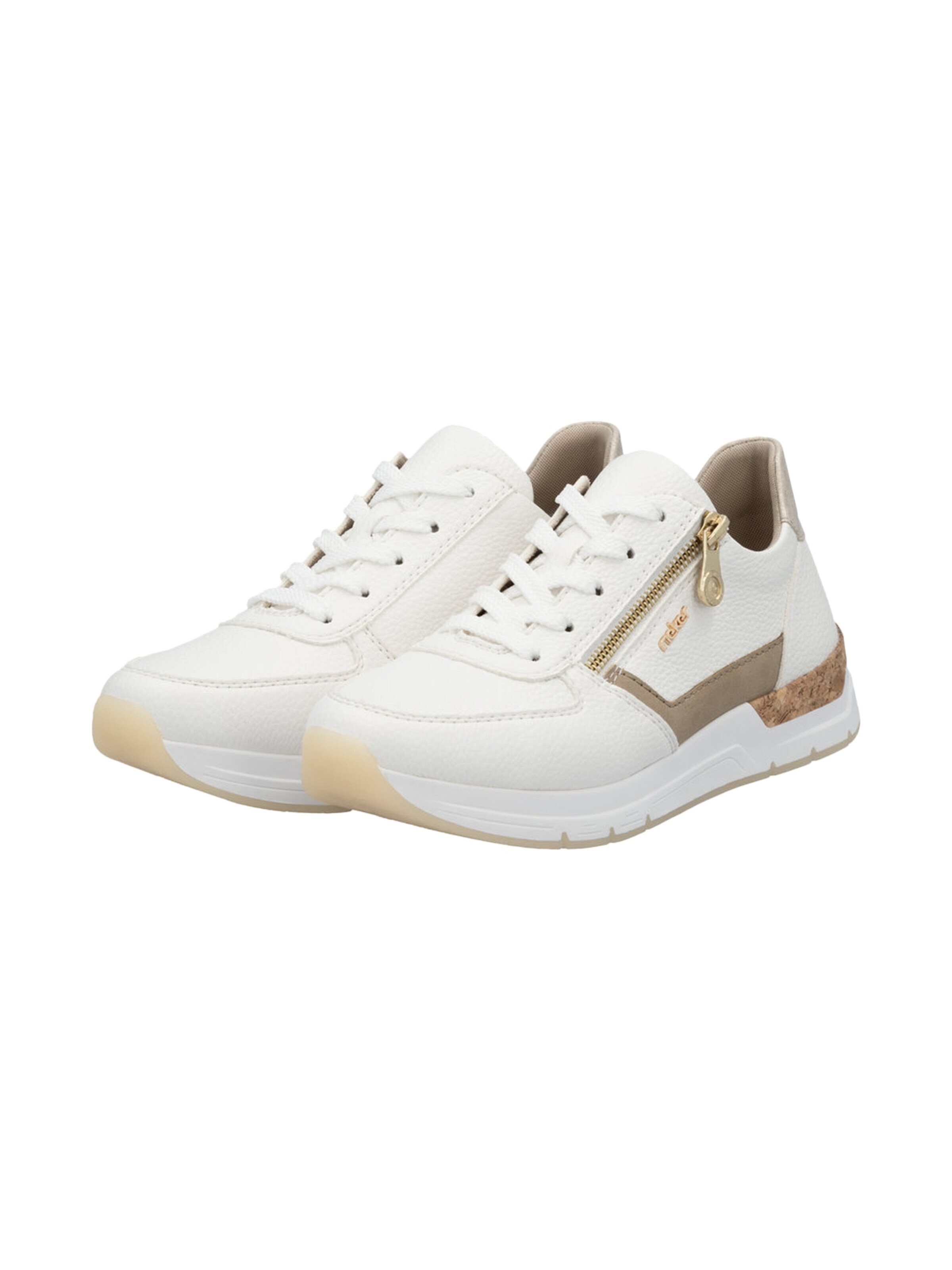 Scarpa stringata sportiva di Rieker in bianco