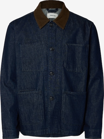 mėlyna SELECTED Demisezoninė striukė 'SLHLANDON': priekis