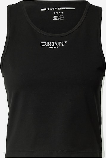 DKNY Performance Top 'COLORBLOCK CROPPED TANK' in grün / schwarz, Produktansicht